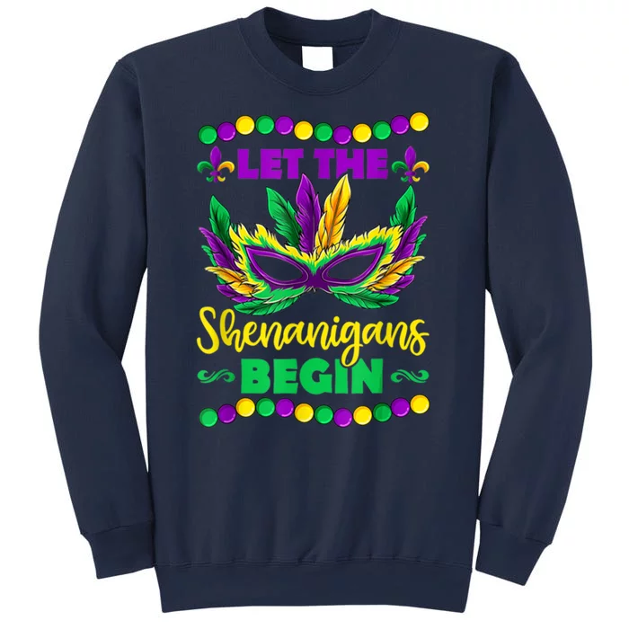 Let The Shenanigans Begin Mardi Gras Sweatshirt