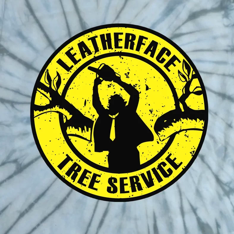 Leatherface Tree Service Tie-Dye T-Shirt