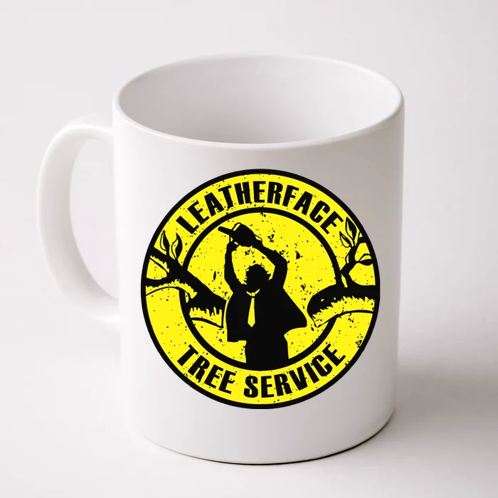 Leatherface Tree Service Front & Back Coffee Mug