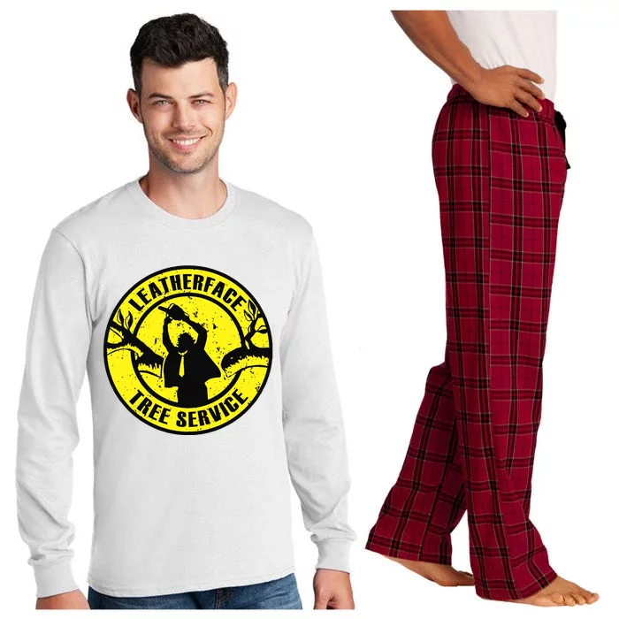 Leatherface Tree Service Long Sleeve Pajama Set