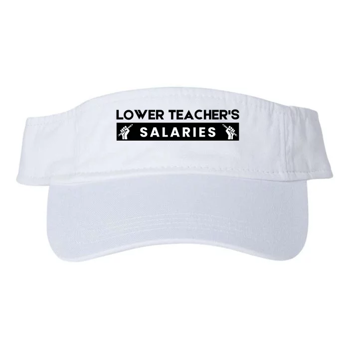 Lower Teacher's Salaries Valucap Bio-Washed Visor