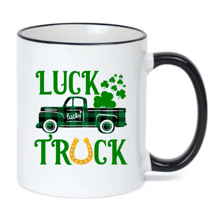 Luck Truck St Patrick's Day Festive Black Color Changing Mug