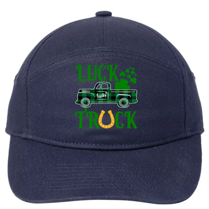 Luck Truck St Patrick's Day Festive 7-Panel Snapback Hat