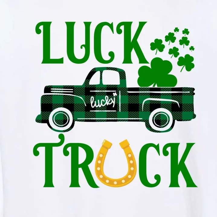 Luck Truck St Patrick's Day Festive Garment-Dyed Sweatshirt