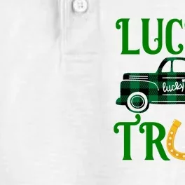 Luck Truck St Patrick's Day Festive Dry Zone Grid Performance Polo