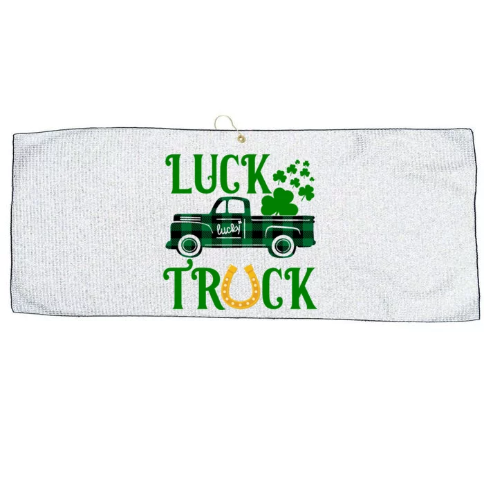 Luck Truck St Patrick's Day Festive Large Microfiber Waffle Golf Towel