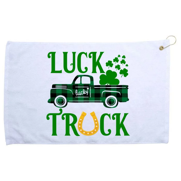 Luck Truck St Patrick's Day Festive Grommeted Golf Towel