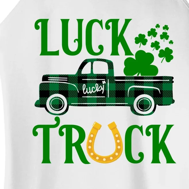 Luck Truck St Patrick's Day Festive Women’s Perfect Tri Rocker Tank