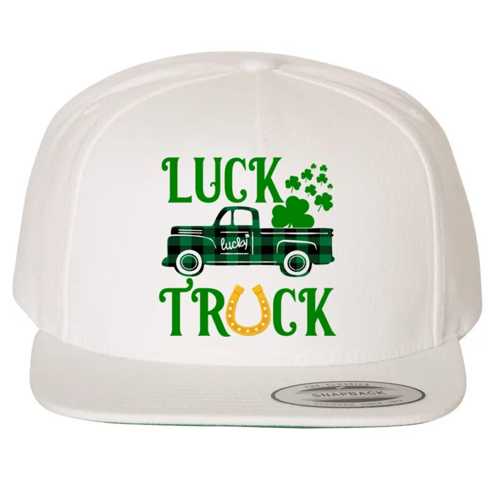 Luck Truck St Patrick's Day Festive Wool Snapback Cap