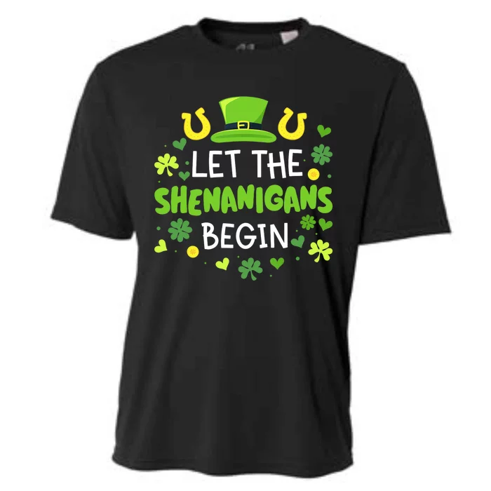 Let the shenanigans begin with shamrocks for St Patricks day Cooling Performance Crew T-Shirt