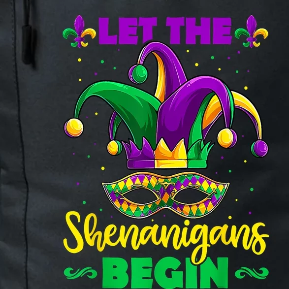 Let The Shenanigans Begin Mardi Gras Gift Meaningful Gift Daily Commute Backpack