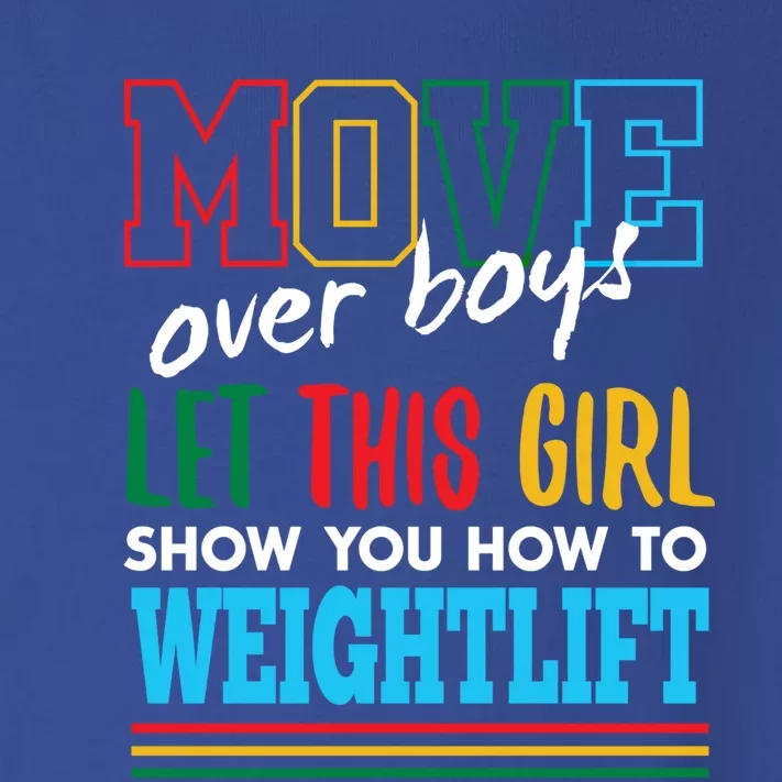 Let This Show You How To Weightlift Funny Weightlifting Gift Toddler Long Sleeve Shirt