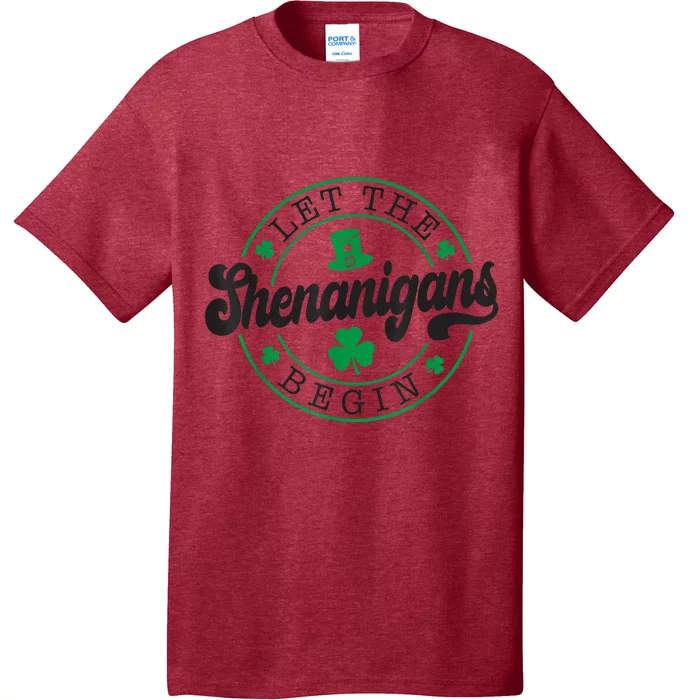 Let The Shenanigans Begin St. Patrick's Day Shamrock Circle T-Shirt