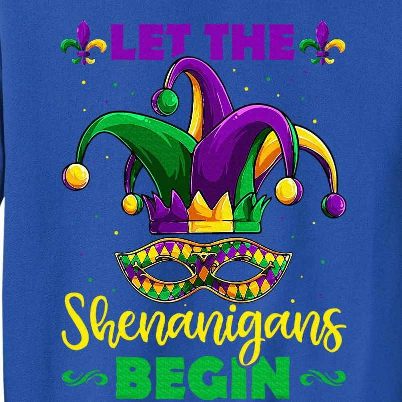 Let The Shenanigans Begin Mardi Gras Tall Sweatshirt