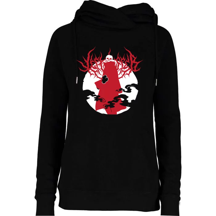 Left To Suffer Ninja Womens Funnel Neck Pullover Hood