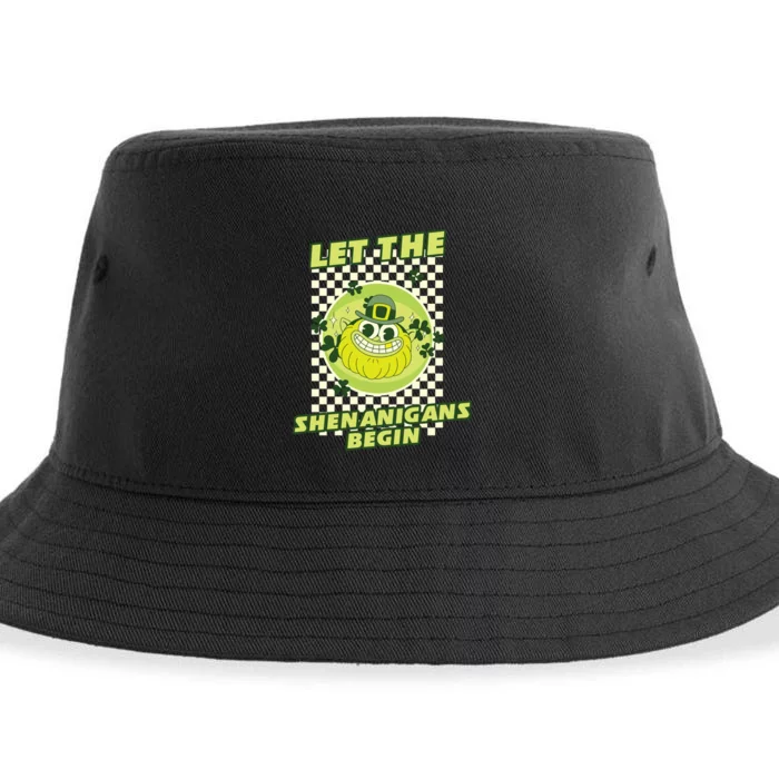 Let The Shenanigans Begin St Patricks Day Outfit Sustainable Bucket Hat