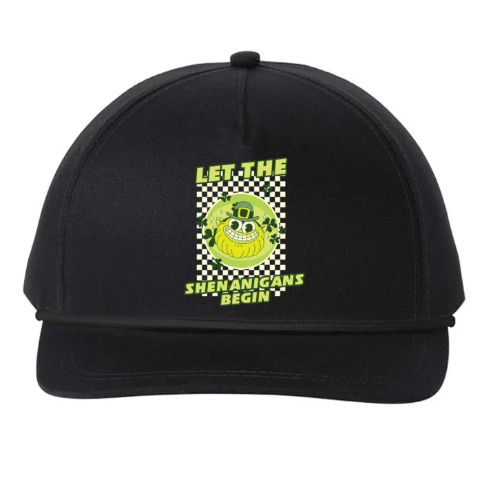 Let The Shenanigans Begin St Patricks Day Outfit Snapback Five-Panel Rope Hat