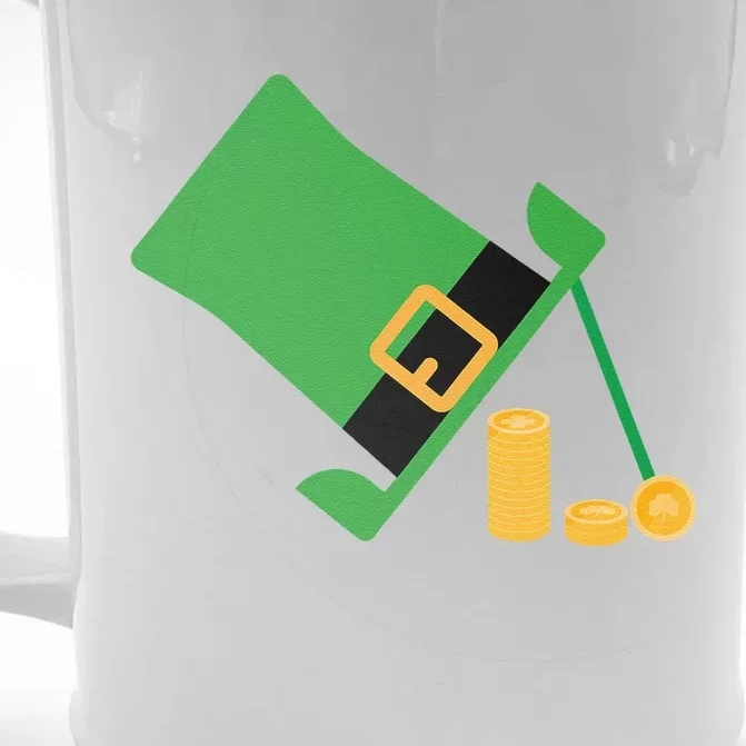 Leprechaun Trap St Patricks Day Funny Irish March 17 Front & Back Beer Stein