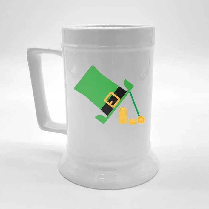 Leprechaun Trap St Patricks Day Funny Irish March 17 Front & Back Beer Stein