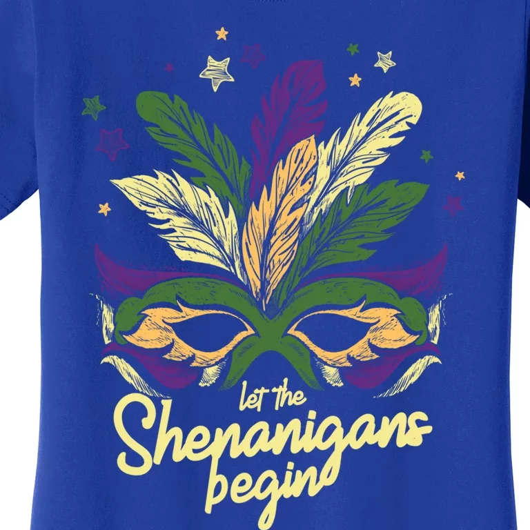 Let The Shenanigan Begin Masquerade Mardi Gras Meaningful Gift Women's T-Shirt