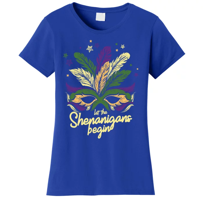 Let The Shenanigan Begin Masquerade Mardi Gras Meaningful Gift Women's T-Shirt