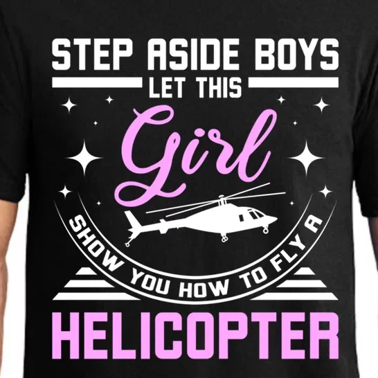 Let This Show You How To Fly A Helicopter Cute Gift Pajama Set