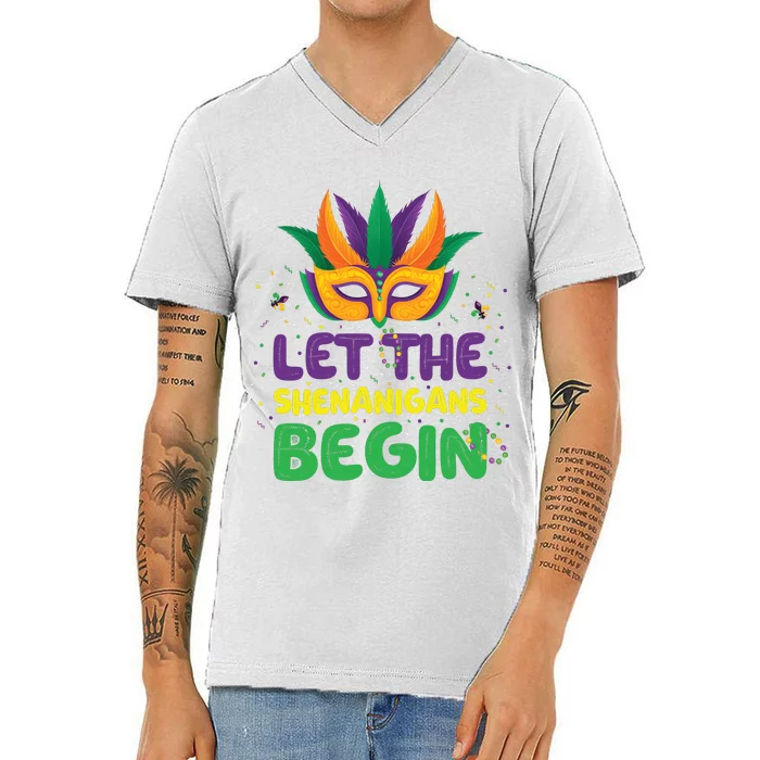 Let The Shenanigans Begin V-Neck T-Shirt