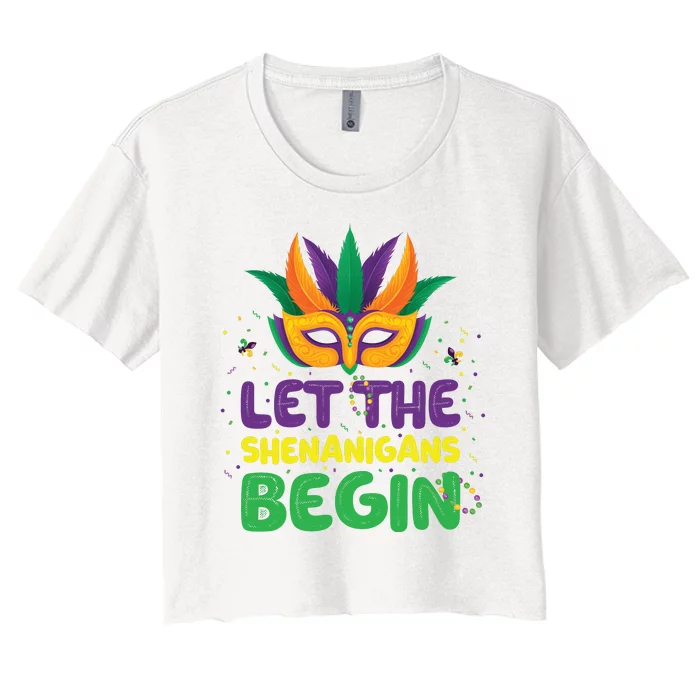 Let The Shenanigans Begin Women's Crop Top Tee