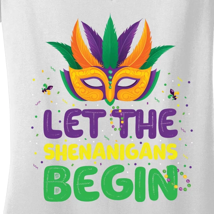 Let The Shenanigans Begin Women's V-Neck T-Shirt