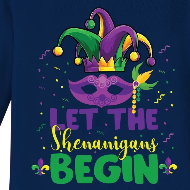 Let The Shenanigans Begin Baby Long Sleeve Bodysuit