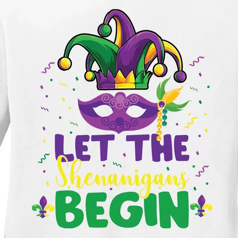 Let The Shenanigans Begin Ladies Long Sleeve Shirt