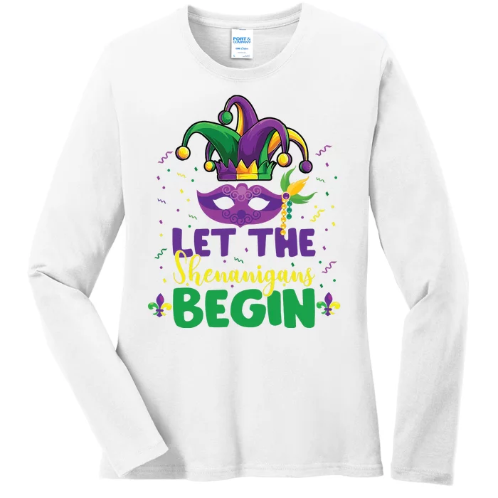 Let The Shenanigans Begin Ladies Long Sleeve Shirt