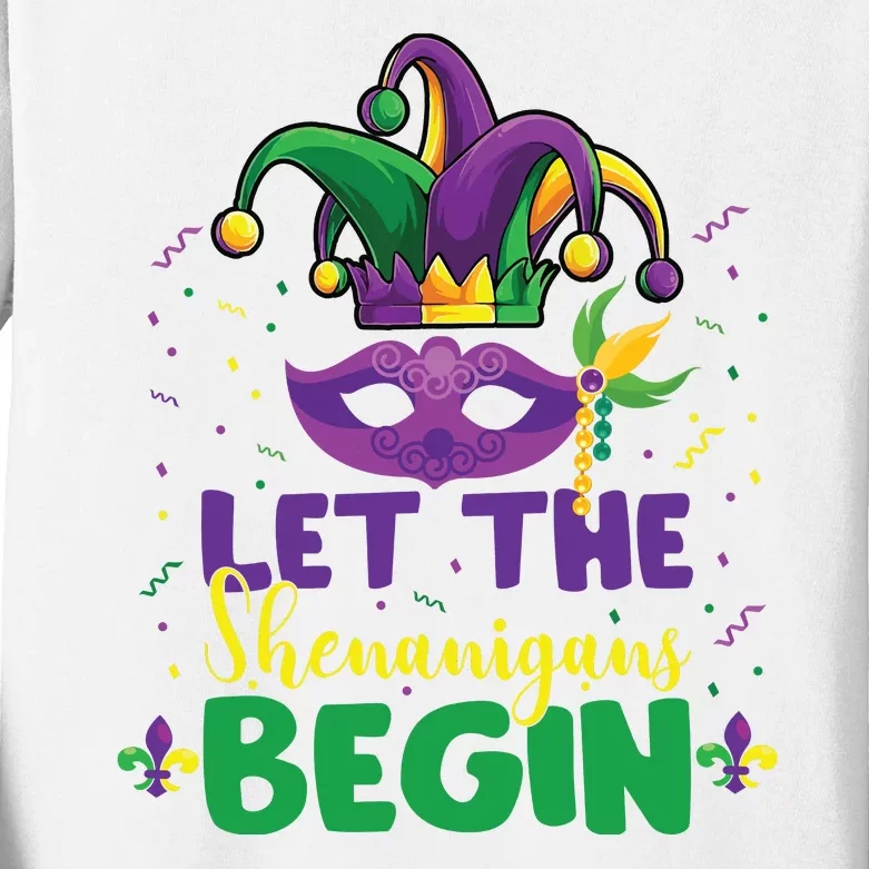 Let The Shenanigans Begin Kids Long Sleeve Shirt