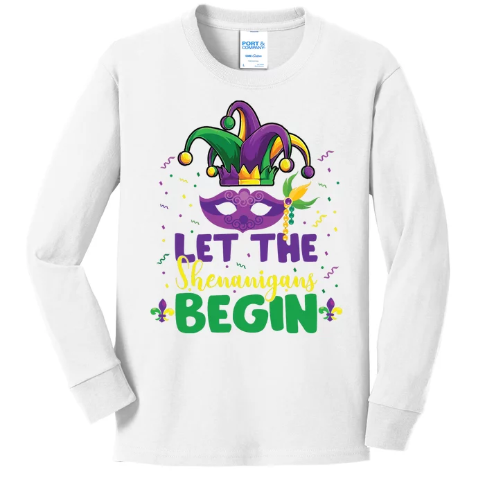 Let The Shenanigans Begin Kids Long Sleeve Shirt