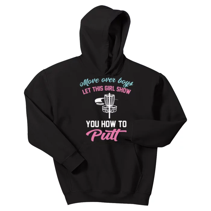 Let This  Show You How To Putt Funny Disc Golf Kids Hoodie