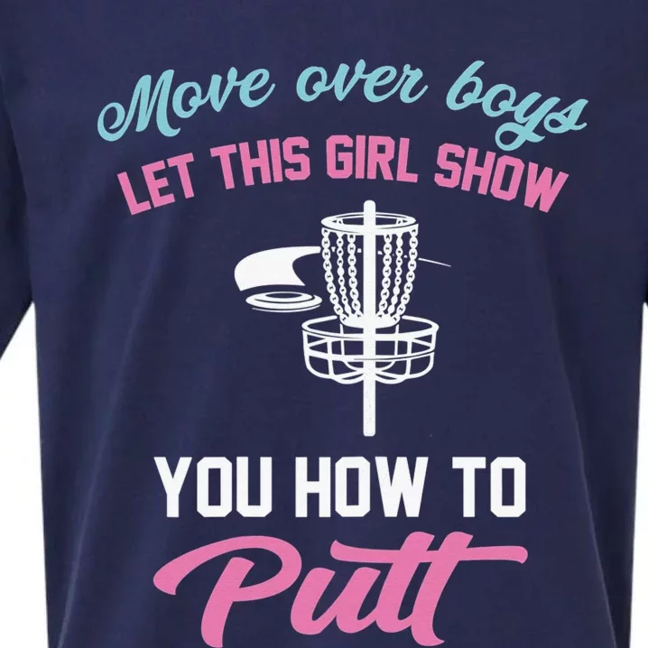 Let This  Show You How To Putt Funny Disc Golf Sueded Cloud Jersey T-Shirt