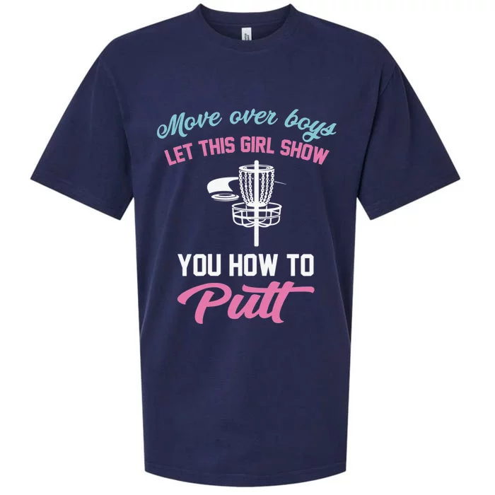 Let This  Show You How To Putt Funny Disc Golf Sueded Cloud Jersey T-Shirt