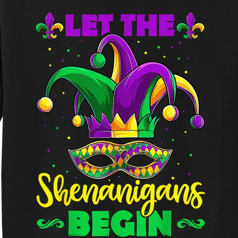 Let The Shenanigans Begin Mardi Gras Sweatshirt