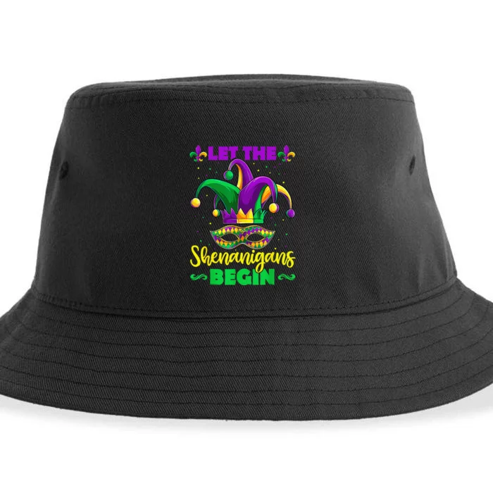 Let The Shenanigans Begin Mardi Gras Sustainable Bucket Hat