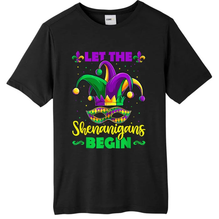 Let The Shenanigans Begin Mardi Gras ChromaSoft Performance T-Shirt