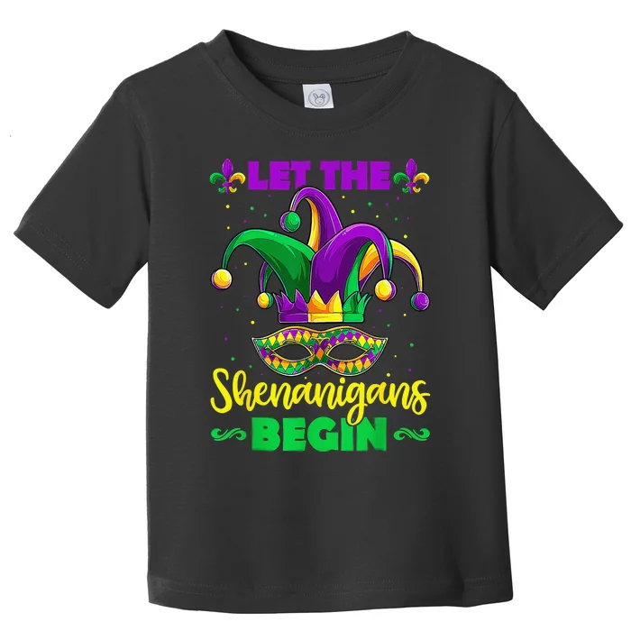 Let The Shenanigans Begin Mardi Gras Toddler T-Shirt