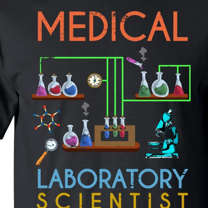 Lab Technologist Science Geek Medical Laboratory Scientist Tall T-Shirt