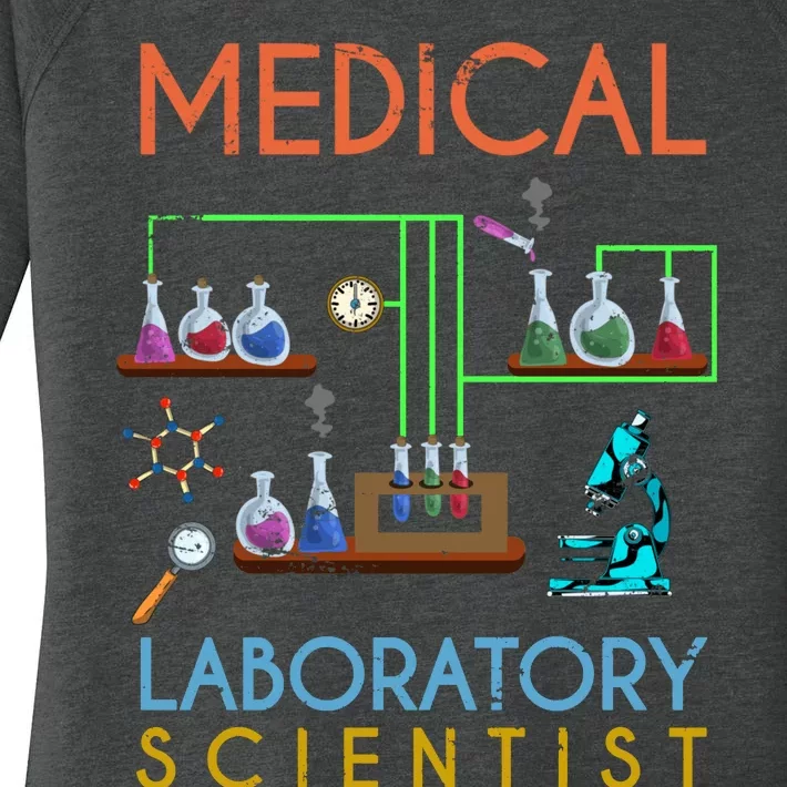 Lab Technologist Science Geek Medical Laboratory Scientist Women's Perfect Tri Tunic Long Sleeve Shirt