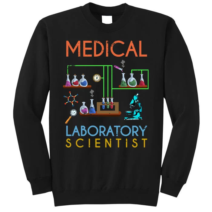 Lab Technologist Science Geek Medical Laboratory Scientist Tall Sweatshirt