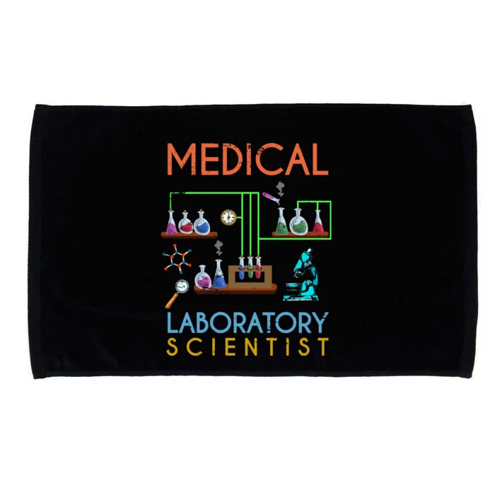 Lab Technologist Science Geek Medical Laboratory Scientist Microfiber Hand Towel