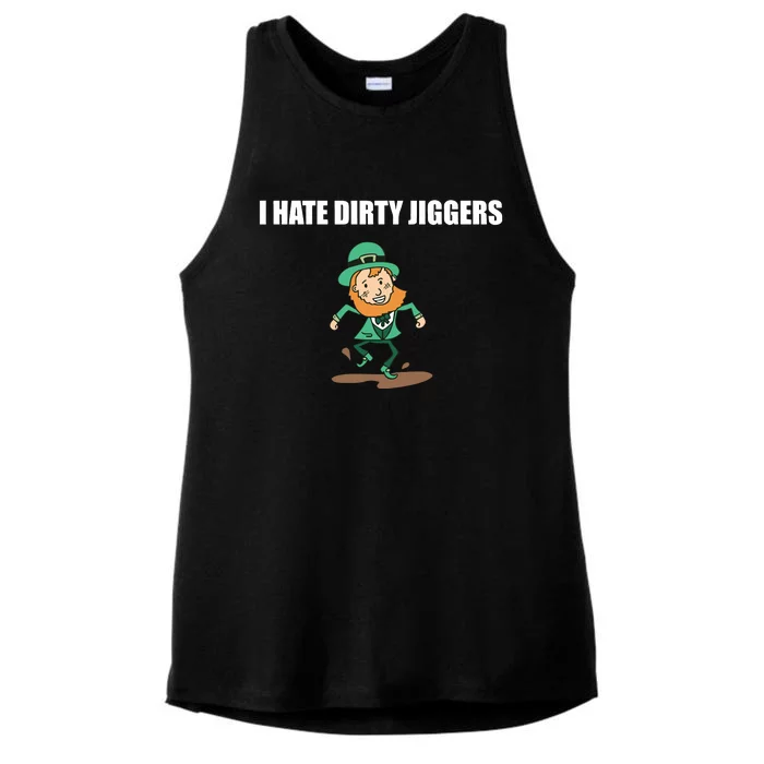 Limited The Summerhays Brothers I Hate Dirty Jiggers Ladies Tri-Blend Wicking Tank