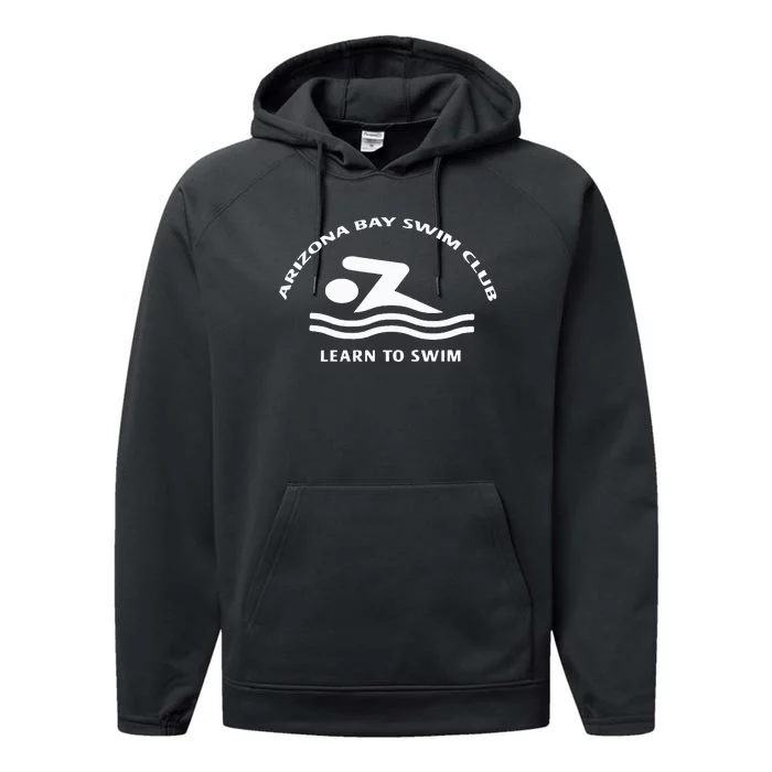 Learn To Swim Arizona Bay Swim Club Summer Fashion Performance Fleece Hoodie