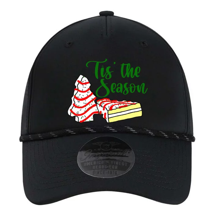 Little Tis' The Season Christmas Tree Cakes Debbie Becky Jen TShirt Performance The Dyno Cap