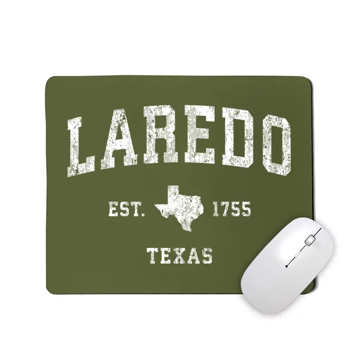 Laredo Texas Tx Vintage Athletic Sports Mousepad