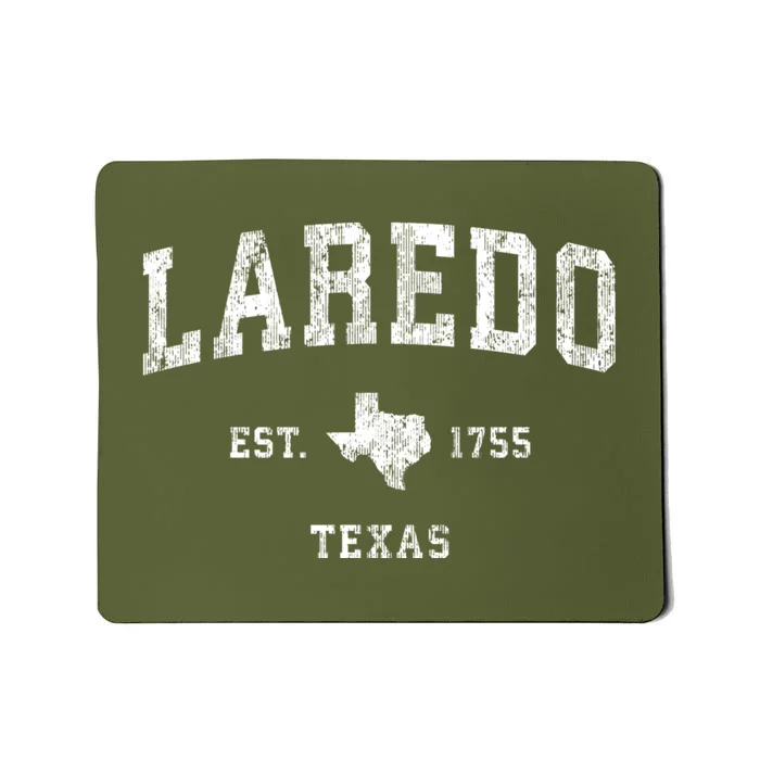 Laredo Texas Tx Vintage Athletic Sports Mousepad